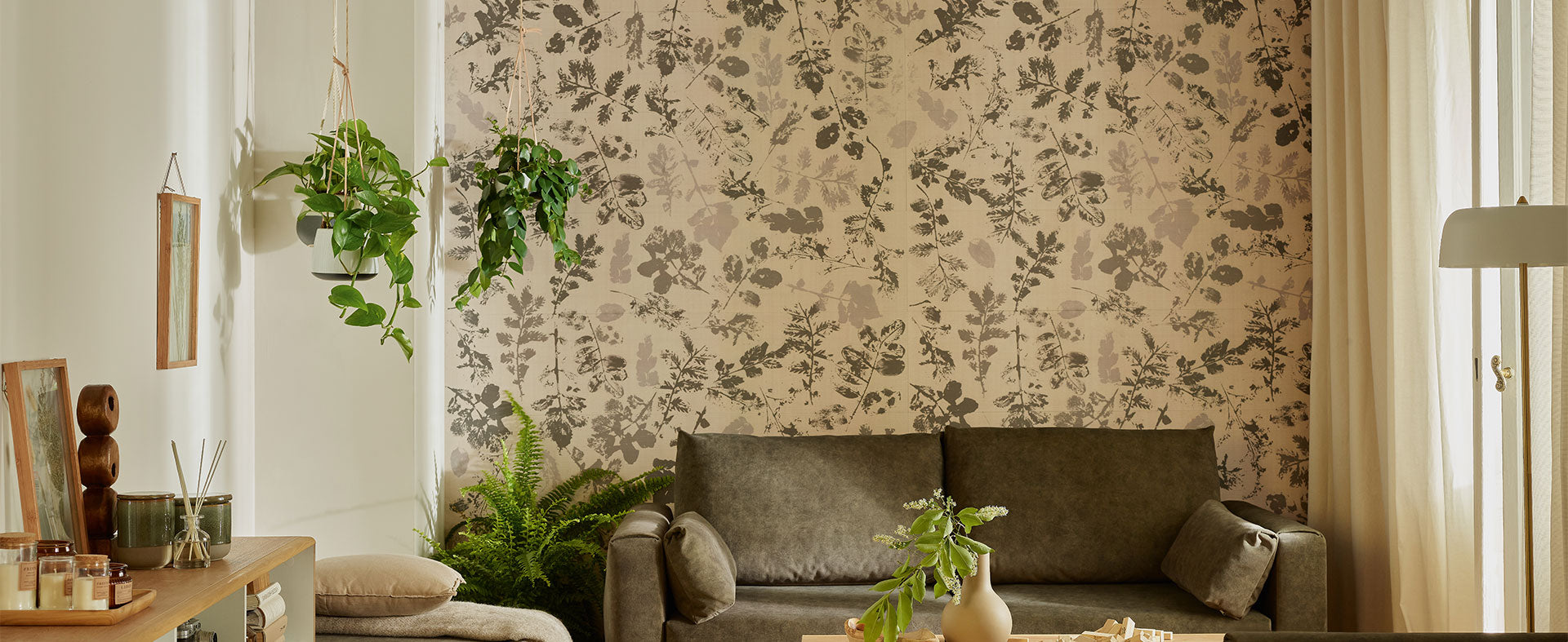 Kerradeco Floral Grey Forest
