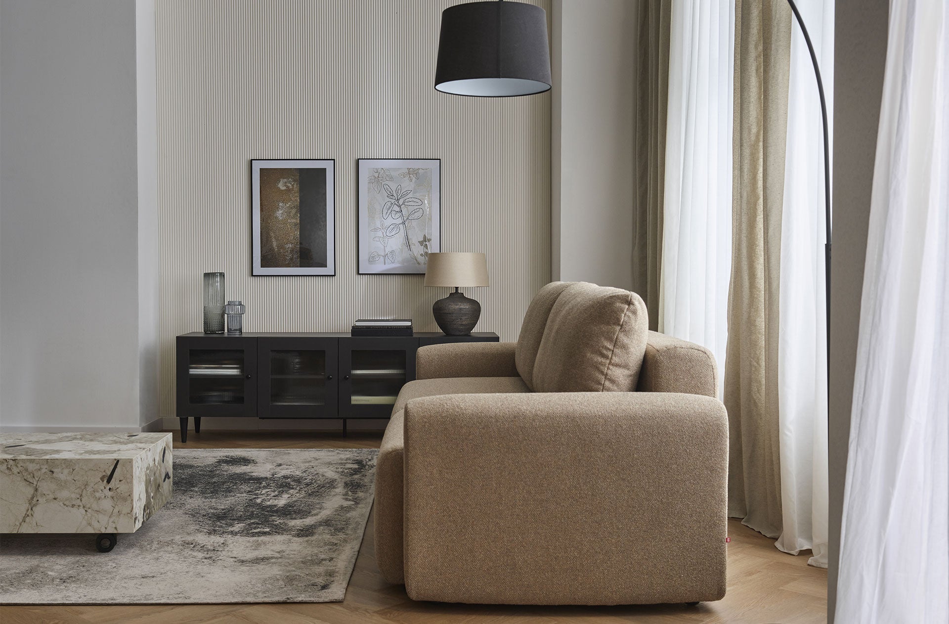 Panel Linerio XS-Line Oval White