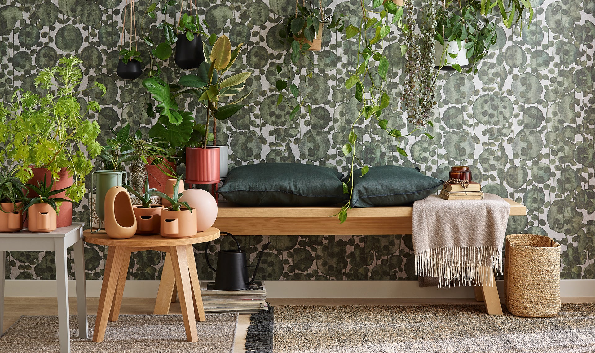 Kerradeco Floral Hanging Plants