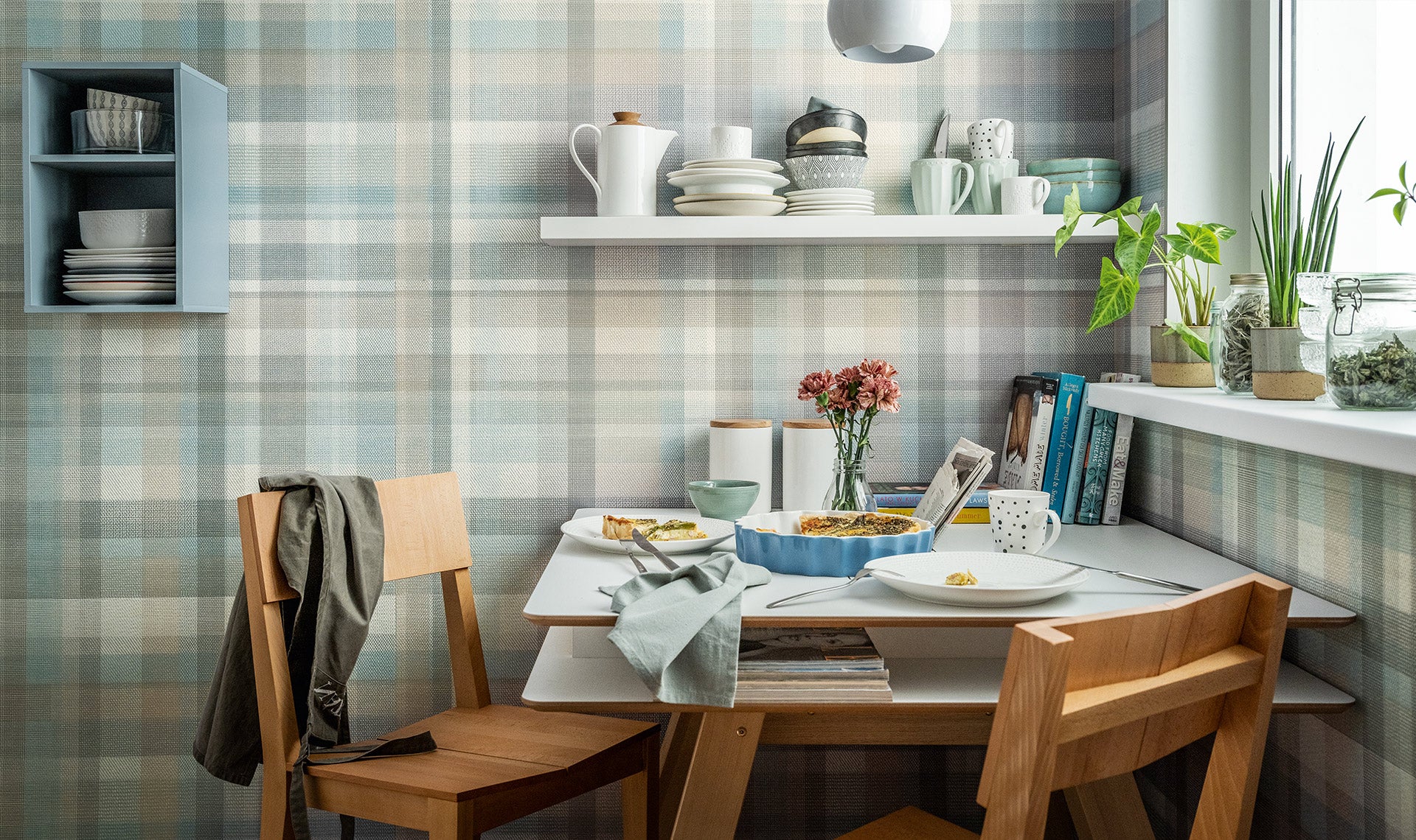 Kerradeco Textile Blue Tartan