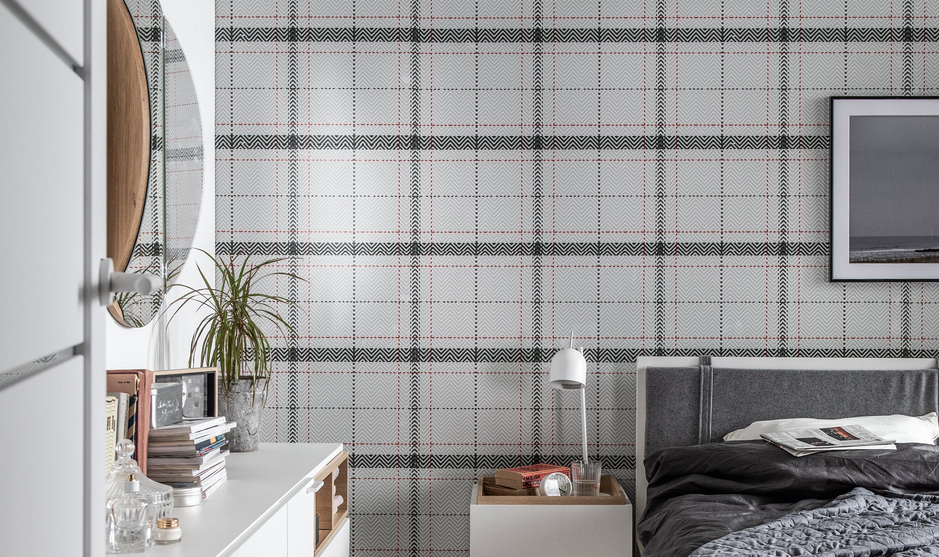 Kerradeco Textile Retro Grey