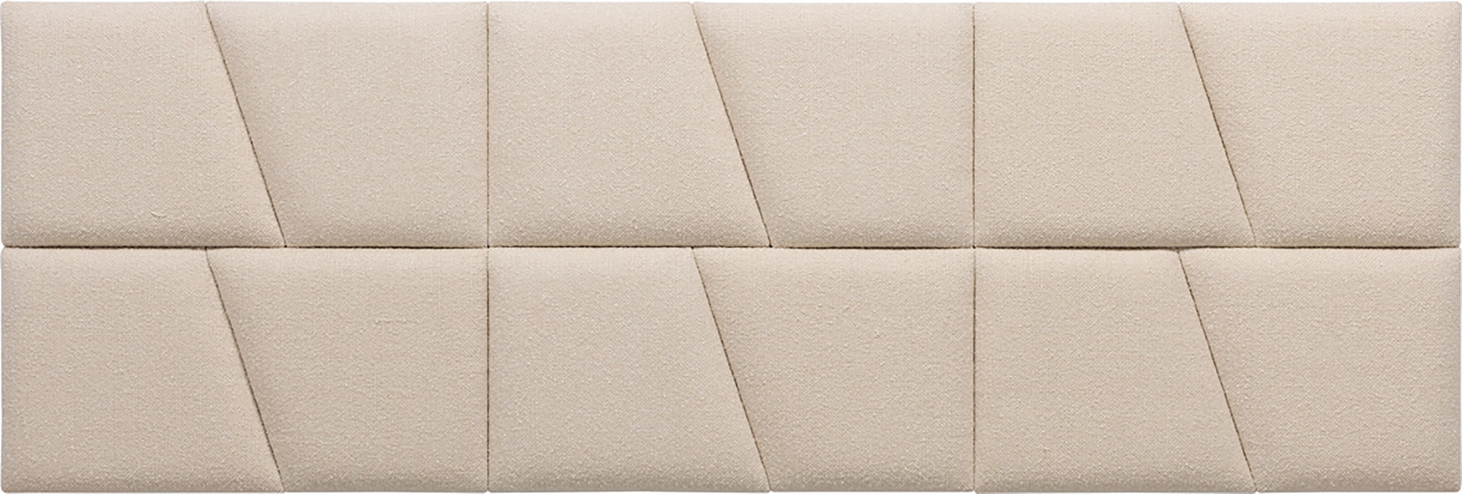 Set paneli tapicerowanych Geo duży Soform kremowy boucle