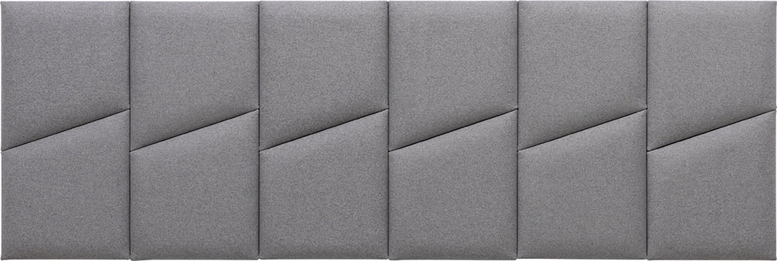 Set paneli tapicerowanych Geo duży Soform szara wełna